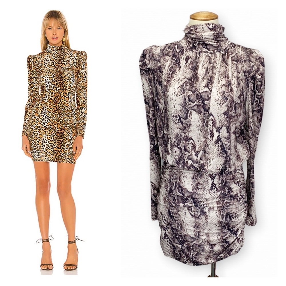 GENERATION LOVE Adeline Sample Dress Snake Print